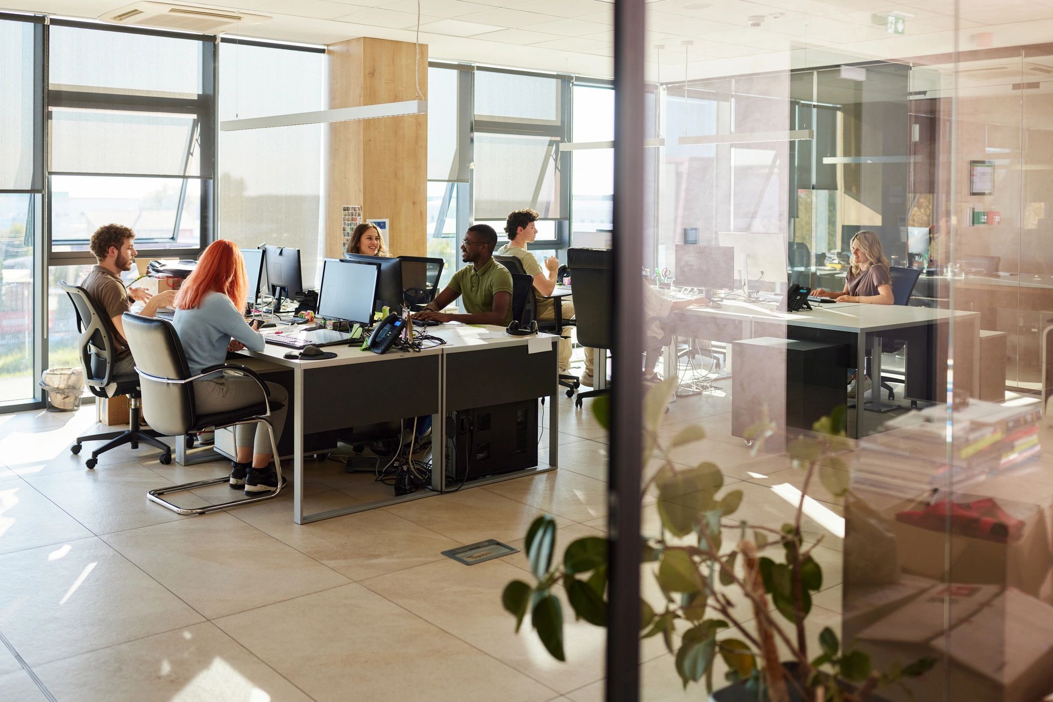 environmental services team modern office